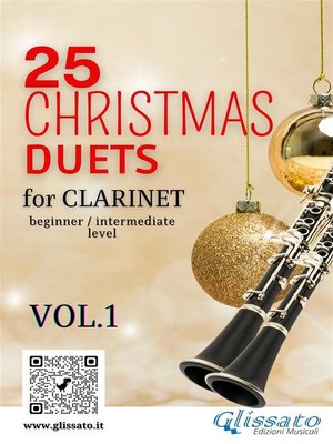 cover image of 25 Christmas Duets for Clarinet--VOL.1